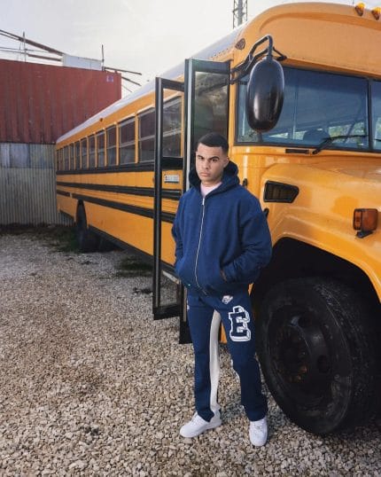 Ere Studios Heartbreak Trainingsanzug Blau mit Kapuzenpullover und Jogginghose