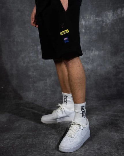Ere Studios Midnight Trackie Shorts Schwarz