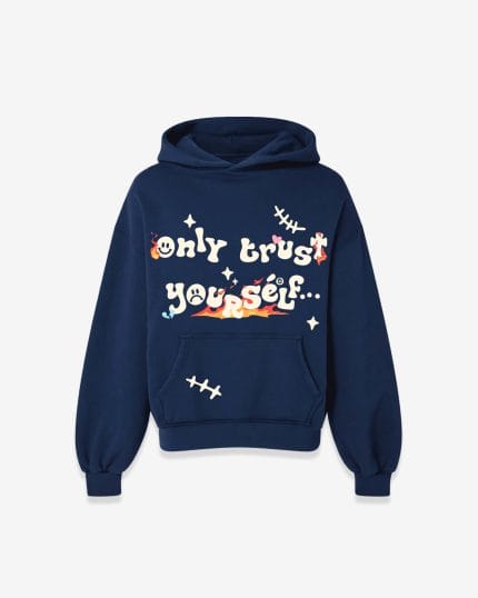 Ere Studios Only Trust Yourself Kapuzenpullover Schwarz